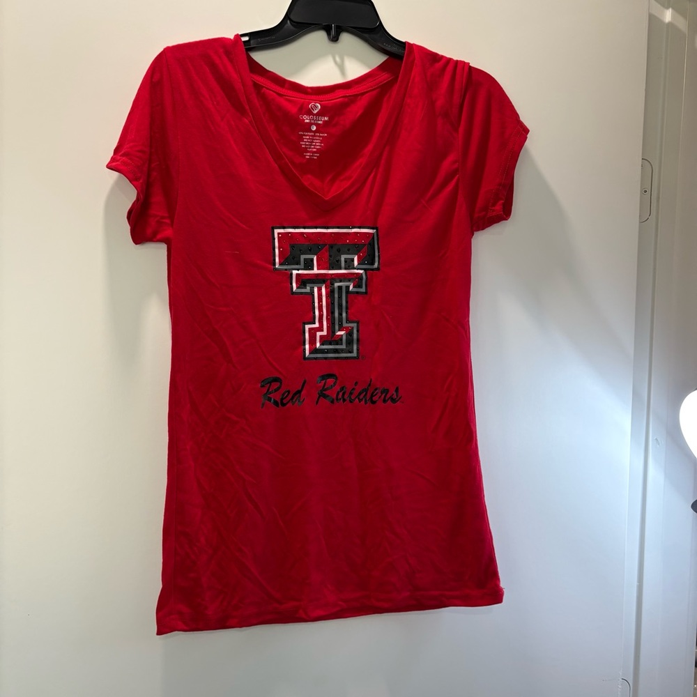 Texas Tech Red Raiders Sequin Shirt Texas Tech Gameday Wreck Em T  Sz XL